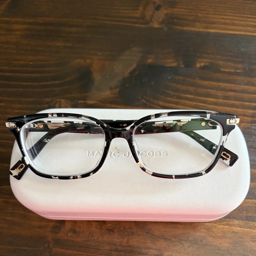 Marc Jacobs Marc 190  Black and White Women's Prescription Glasses Frames
